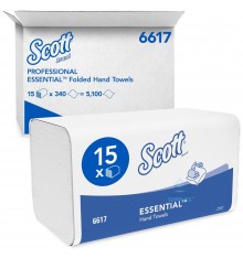 Papirnate brisače zloženke Scott Airflex Essential